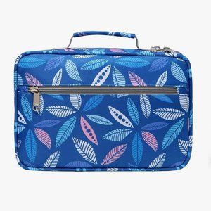 Book Holder Organizer Bible Cover Case Carrier Carrying Bag with Handles Floral